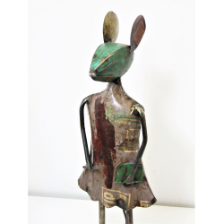 Mysz w sukience Figurka z metalu z recyclingu 51cm